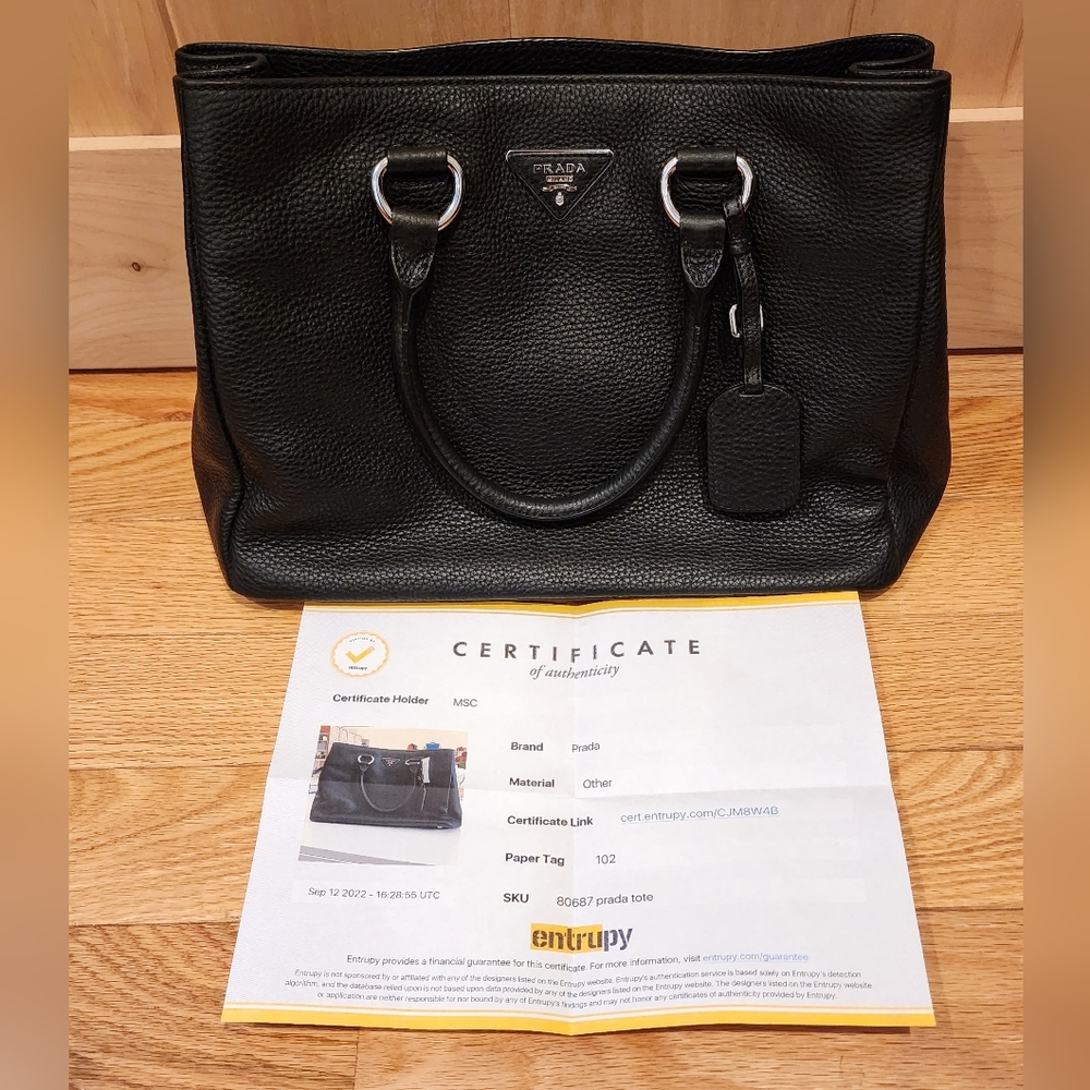 Prada Vitello 2 Way Bag
